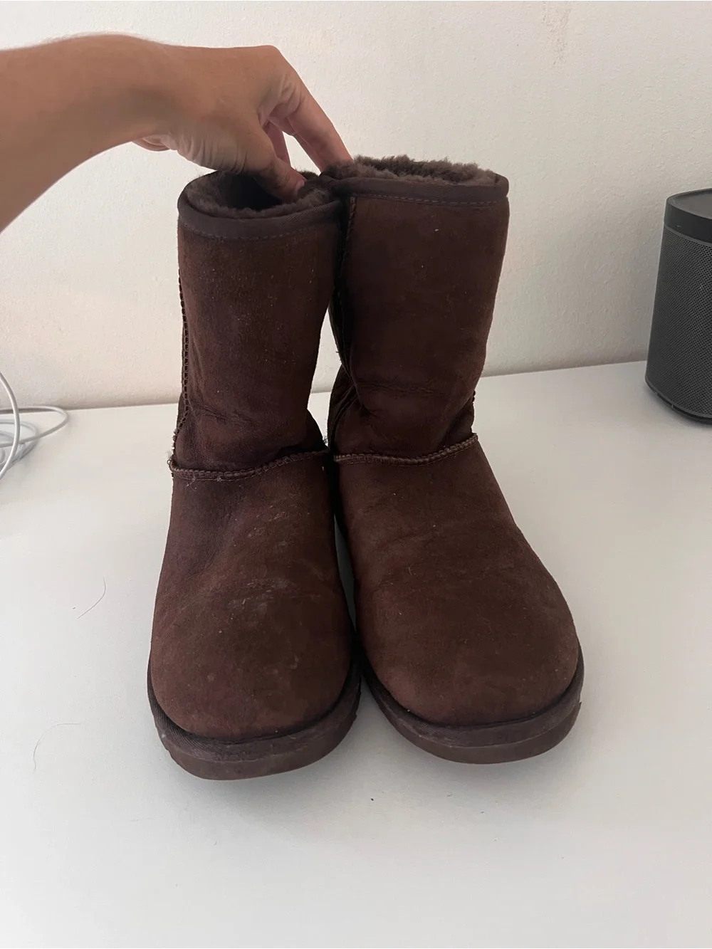 UGG Brown Suede Tall Classic Boots